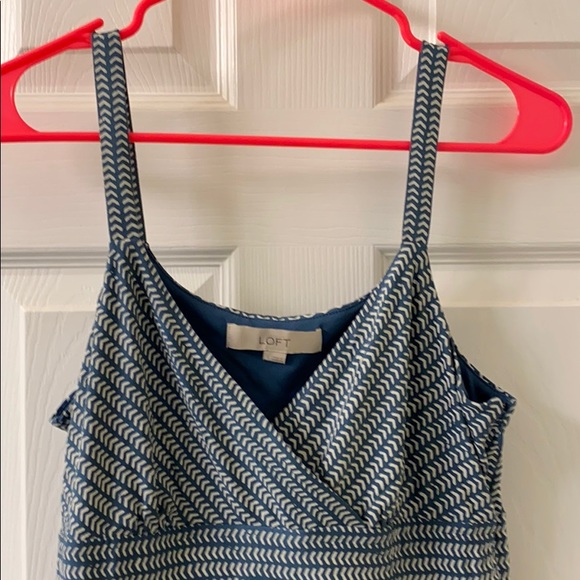 Blue Pattern Dress - Picture 2 of 5